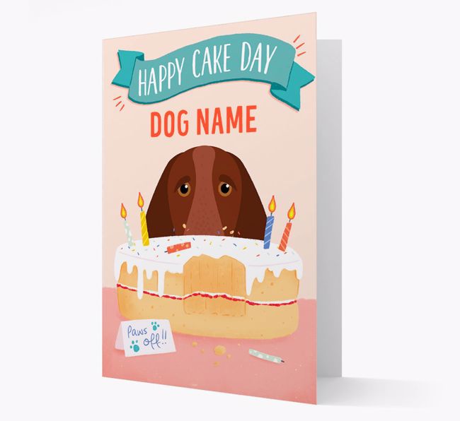 Happy Cake Day: Personalised {breedFullName} Card